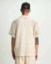 Sand Nathan Shirt and Shorts Set - On Model Back | RTA