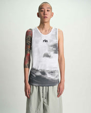 Grey Chaparral Tank Top - On Model Front View | RTA