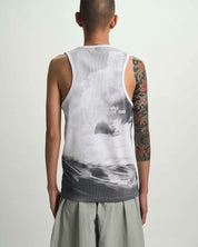 Grey Chaparral Tank Top - On Model Back View | RTA