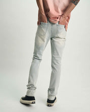 Model Wearing Ice Blue Bryant Skinny Jeans - Back Angle | RTA