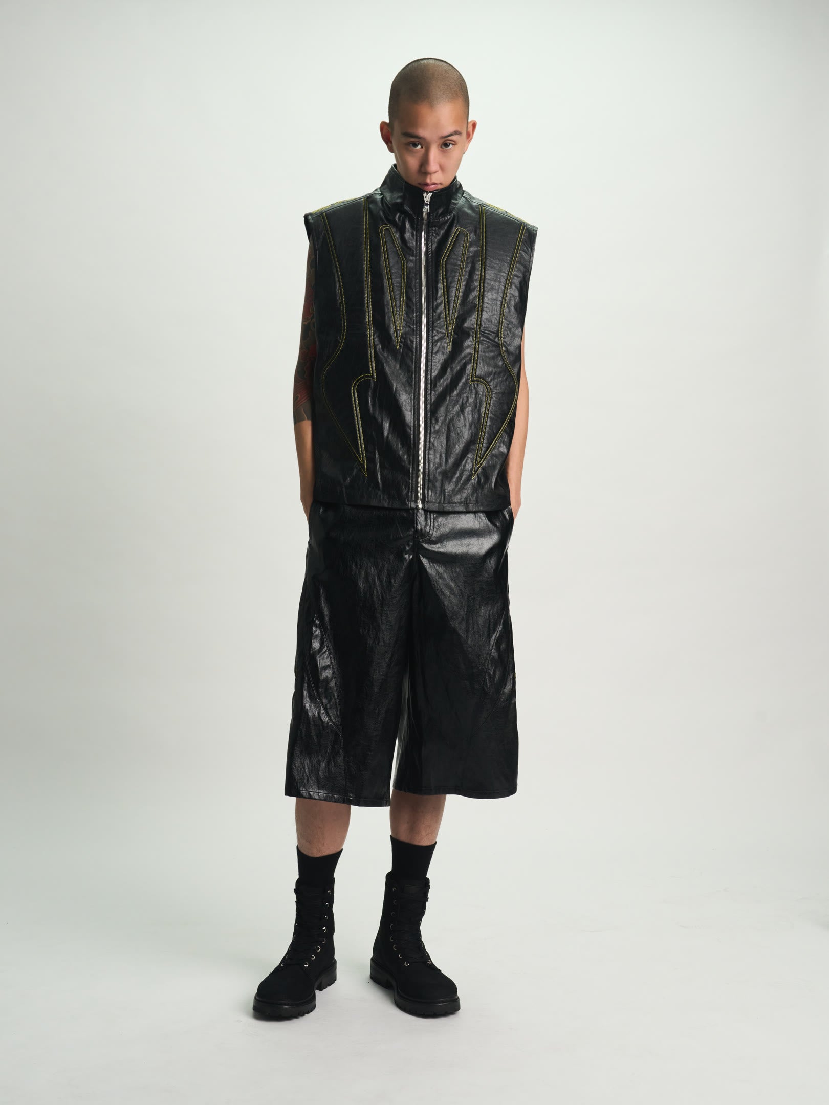 RAMI BIKER SHORT | BLACK