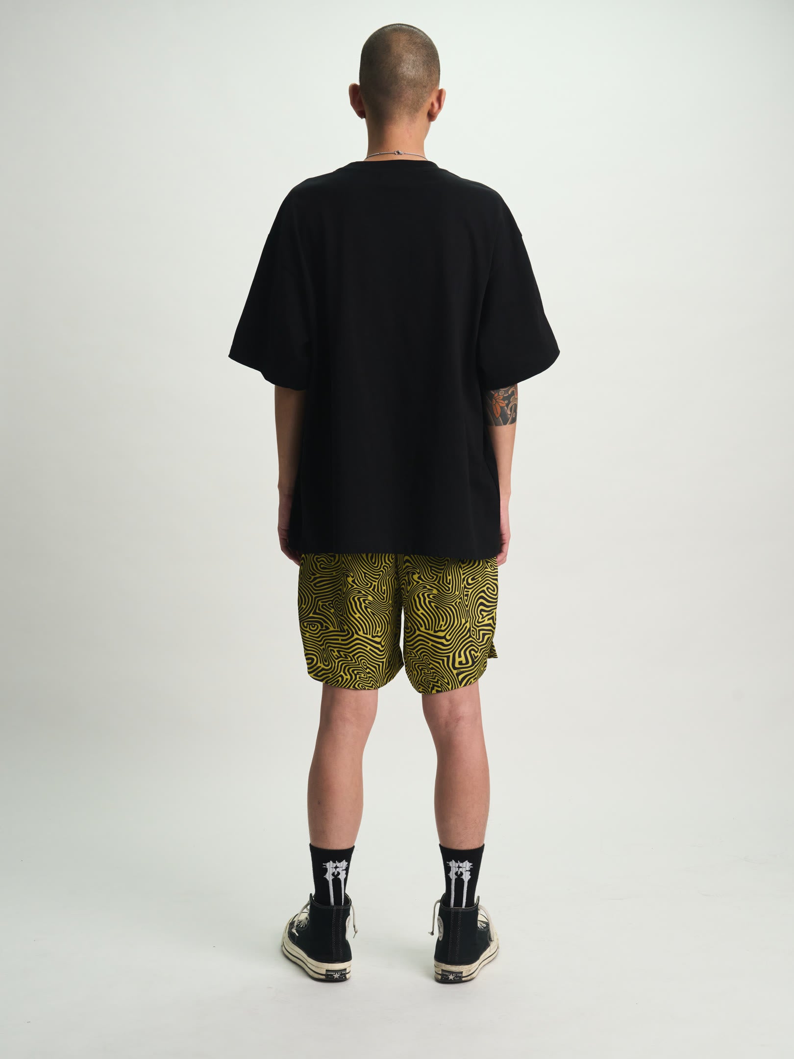 CLYDE SHORT | BLACK TOPOGRAPHY