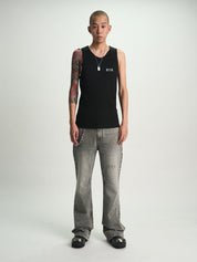MAEL SLIM FLARE JEAN | STONE HAZE