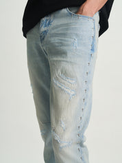 BRYANT SKINNY JEAN | SOFT HORIZON SIDE CROSS