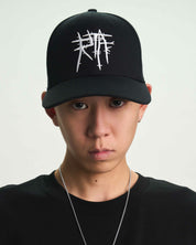 Black Mars Baseball Hat Styled Look - Model Portrait | RTA
