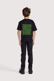 KIDS CARLO SKINNY JEAN | BLACK MULTI CROSS