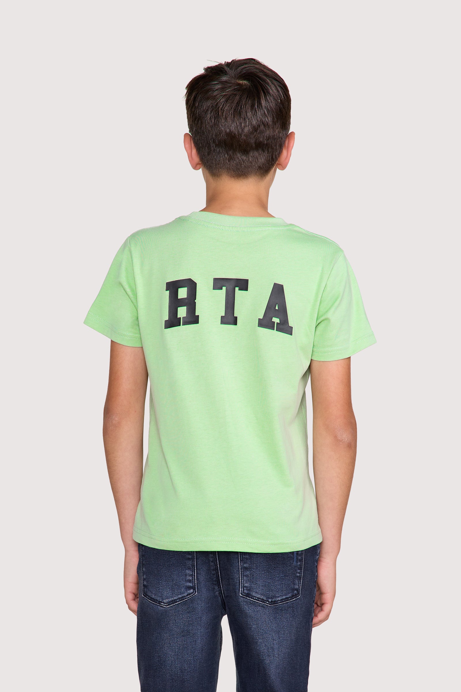 KIDS LAWSON SHORT SLEEVE TEE | GREEN COLLEGIATE