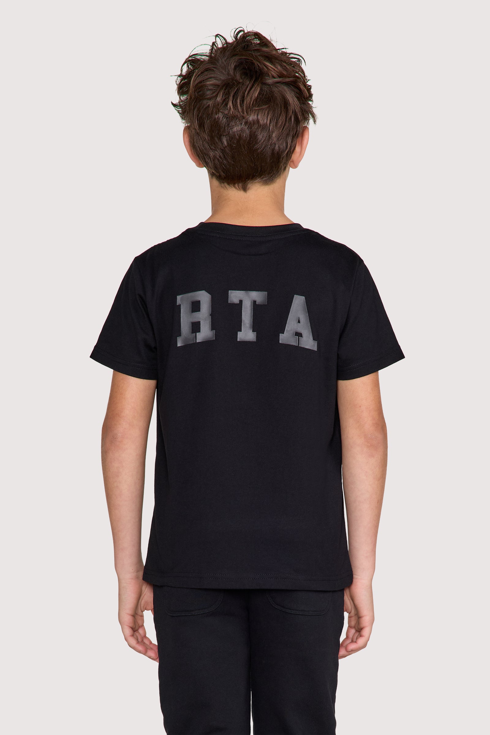KIDS LAWSON SHORT SLEEVE TEE | BLACK COLLEGIATE
