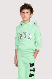 KIDS EDEN HOODIE | GREEN COLLEGIATE