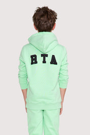 KIDS EDEN HOODIE | GREEN COLLEGIATE