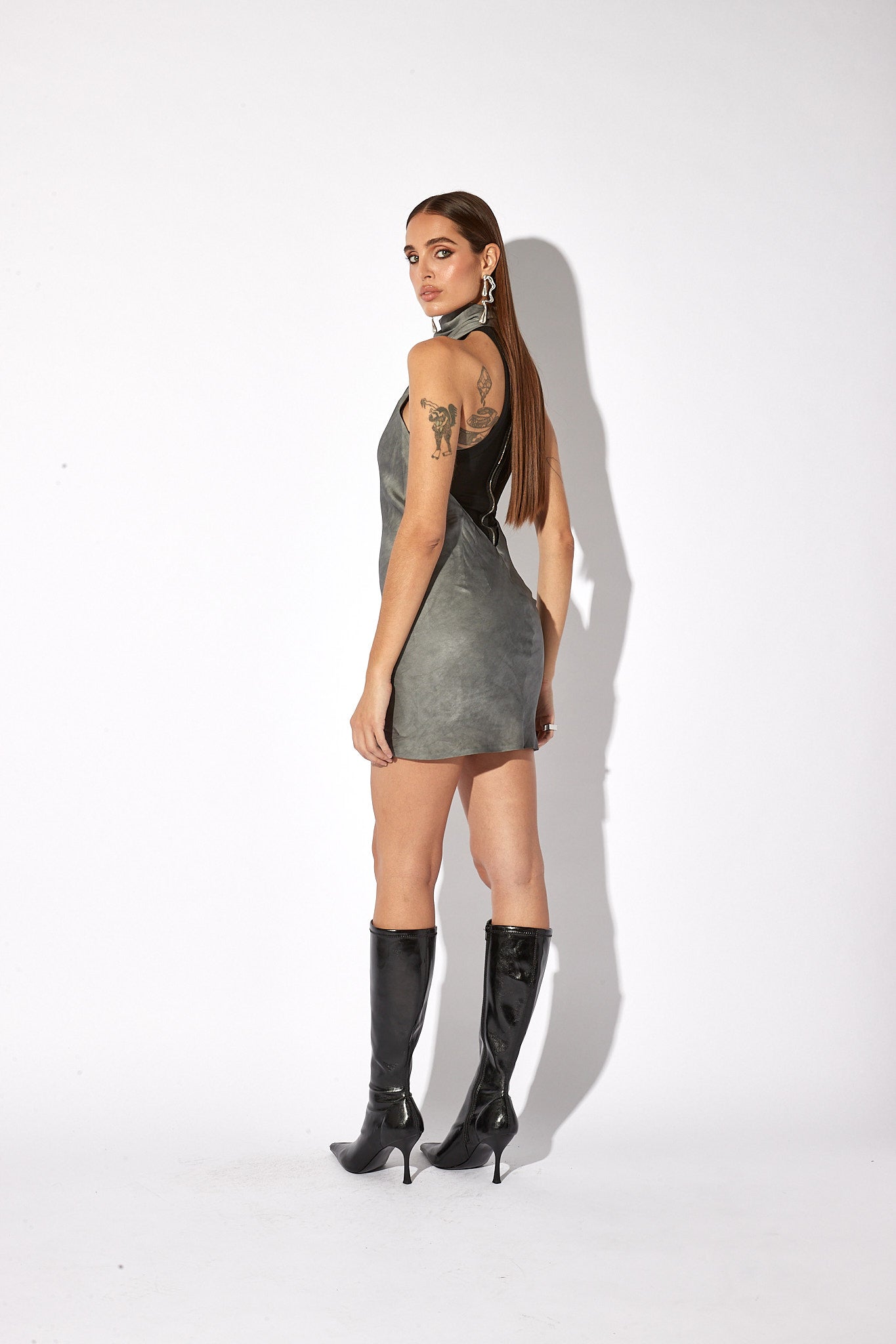 ABELLA DRESS | CEMENT DYED
