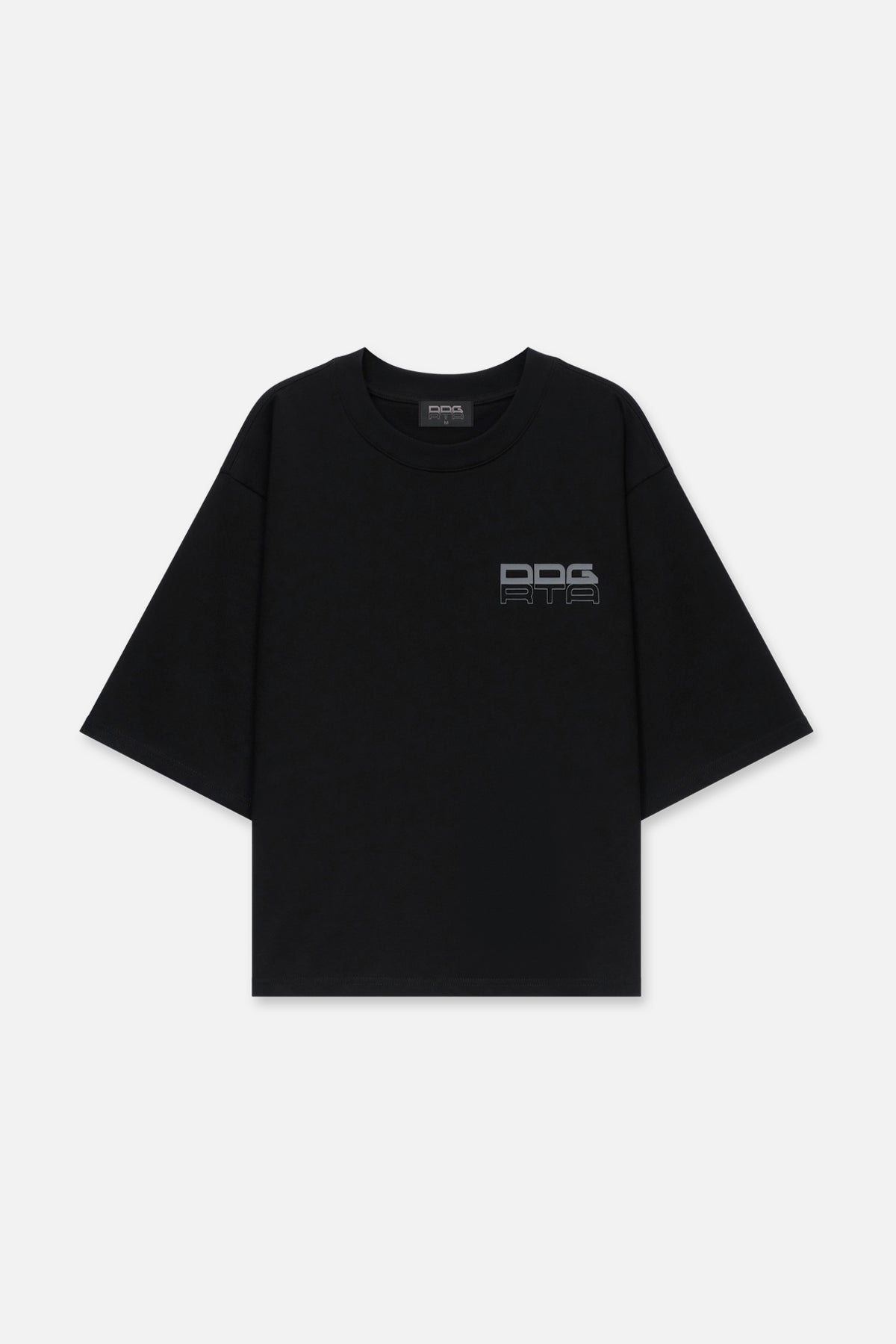 AUSTIN SHORT SLEEVE TEE | BLACK DDG GRID