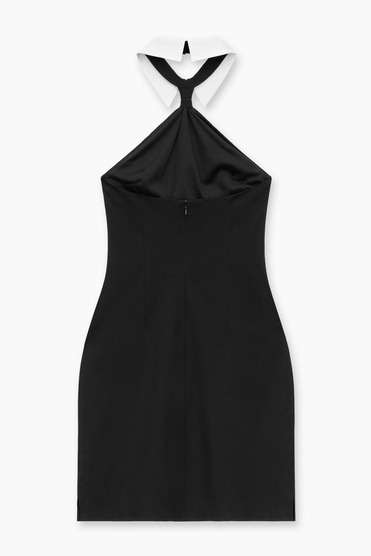 AVELINE COLLAR DRESS | BLACK