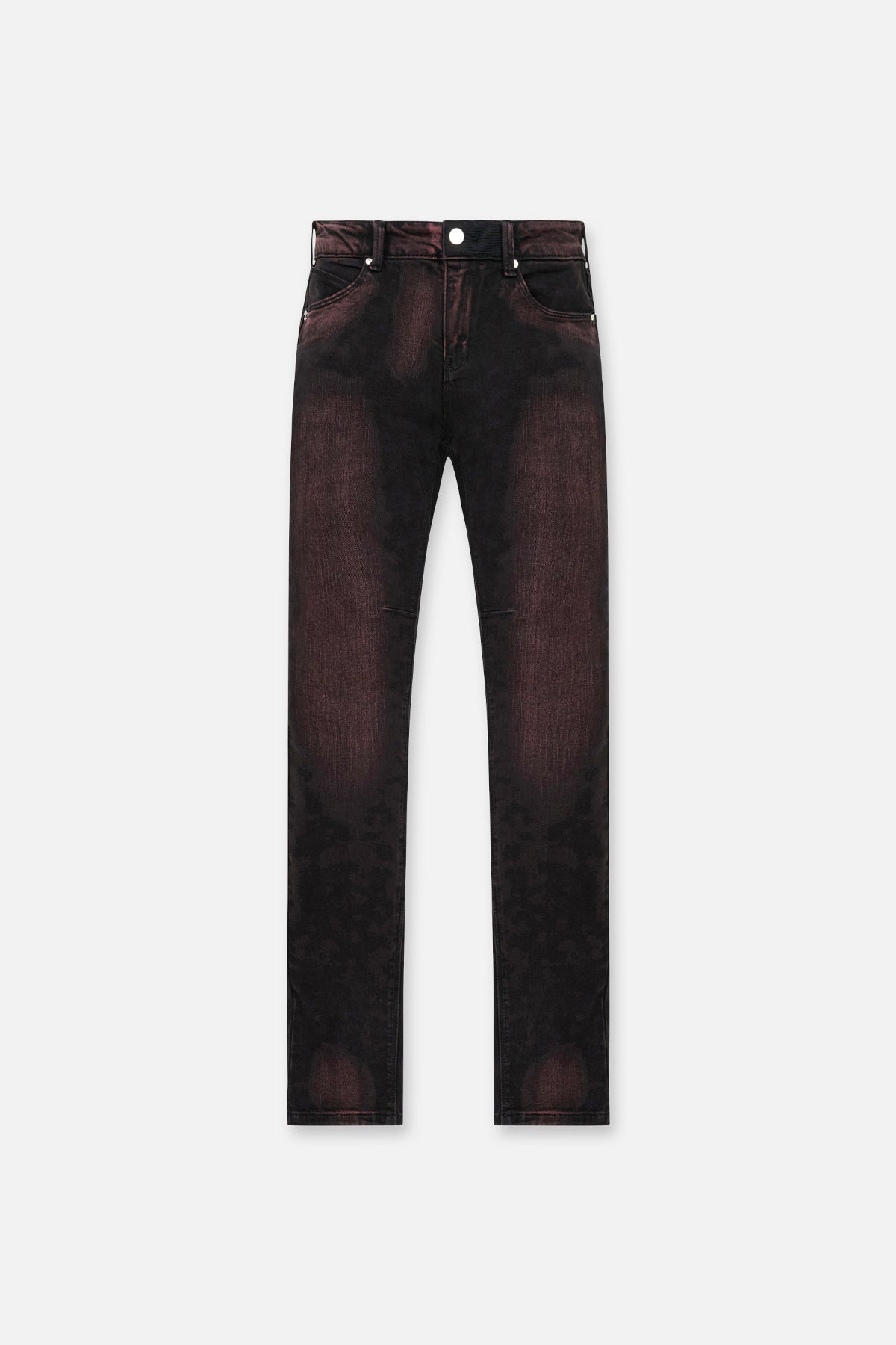 OLIVIER SKINNY JEAN | BLACK RED HIGHLIGHT