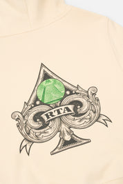 Kids Eden Pullover Hoodie - Back Graphic Close-Up, Spade Pyramid Motif Detail | RTA
