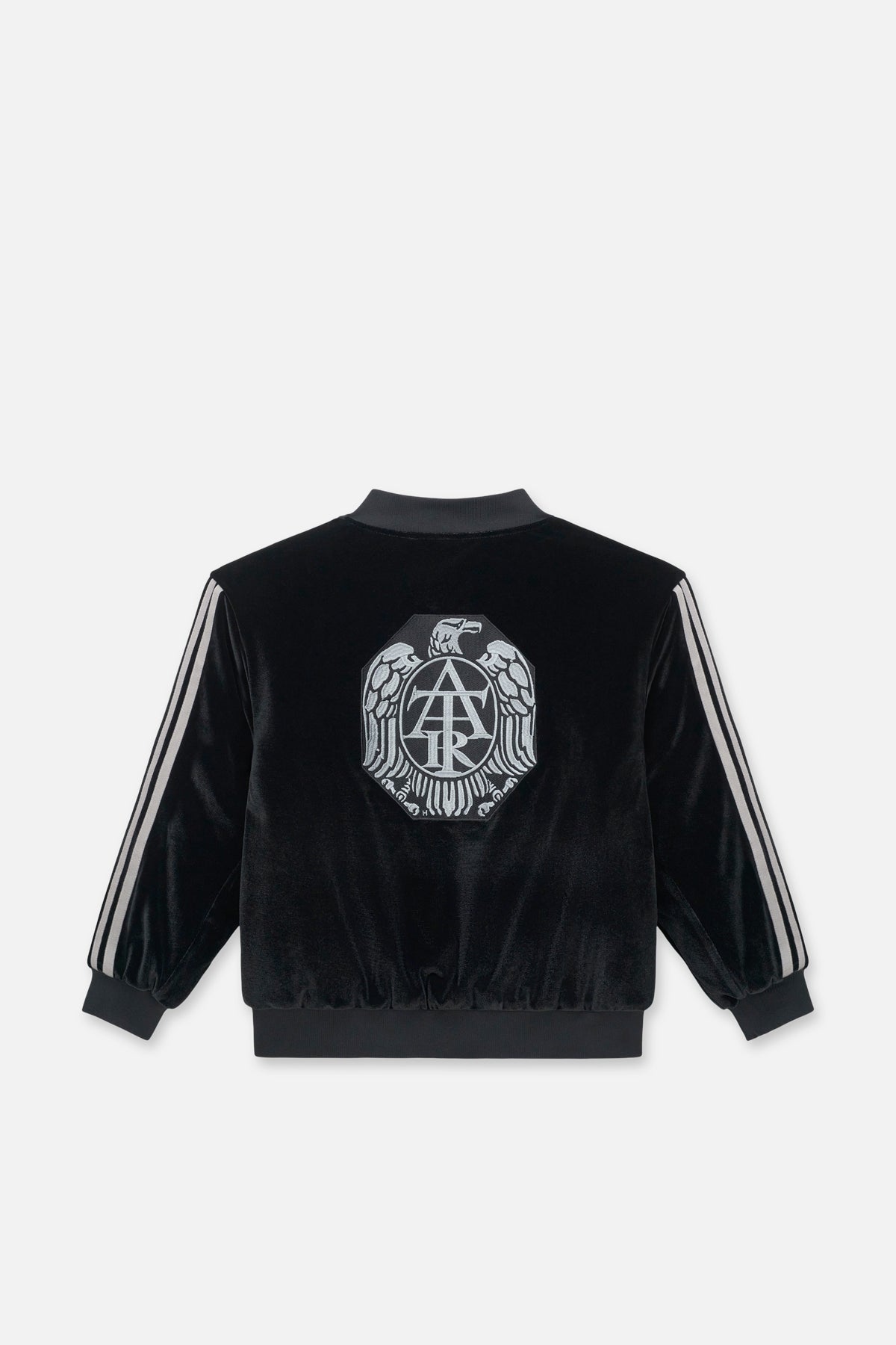 Black Velvet Kids Rian Bomber Back Crest Patch Detail - Back Close-Up | RTA