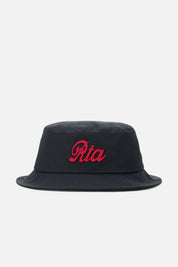 KIDS MIKO BUCKET HAT | BLACK CURSIVE RTA