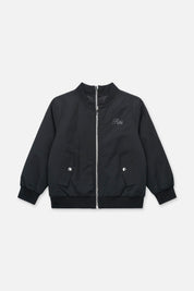 KIDS RUEN HALF HALF BOMBER | BLACK