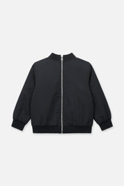 KIDS RUEN HALF HALF BOMBER | BLACK