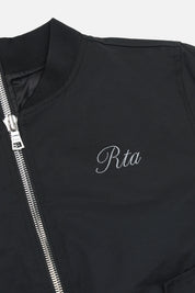 KIDS RUEN HALF HALF BOMBER | BLACK