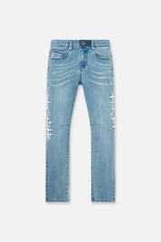 KIDS BENSON SKINNY JEAN | COASTAL DRIFT CROSS PATCH