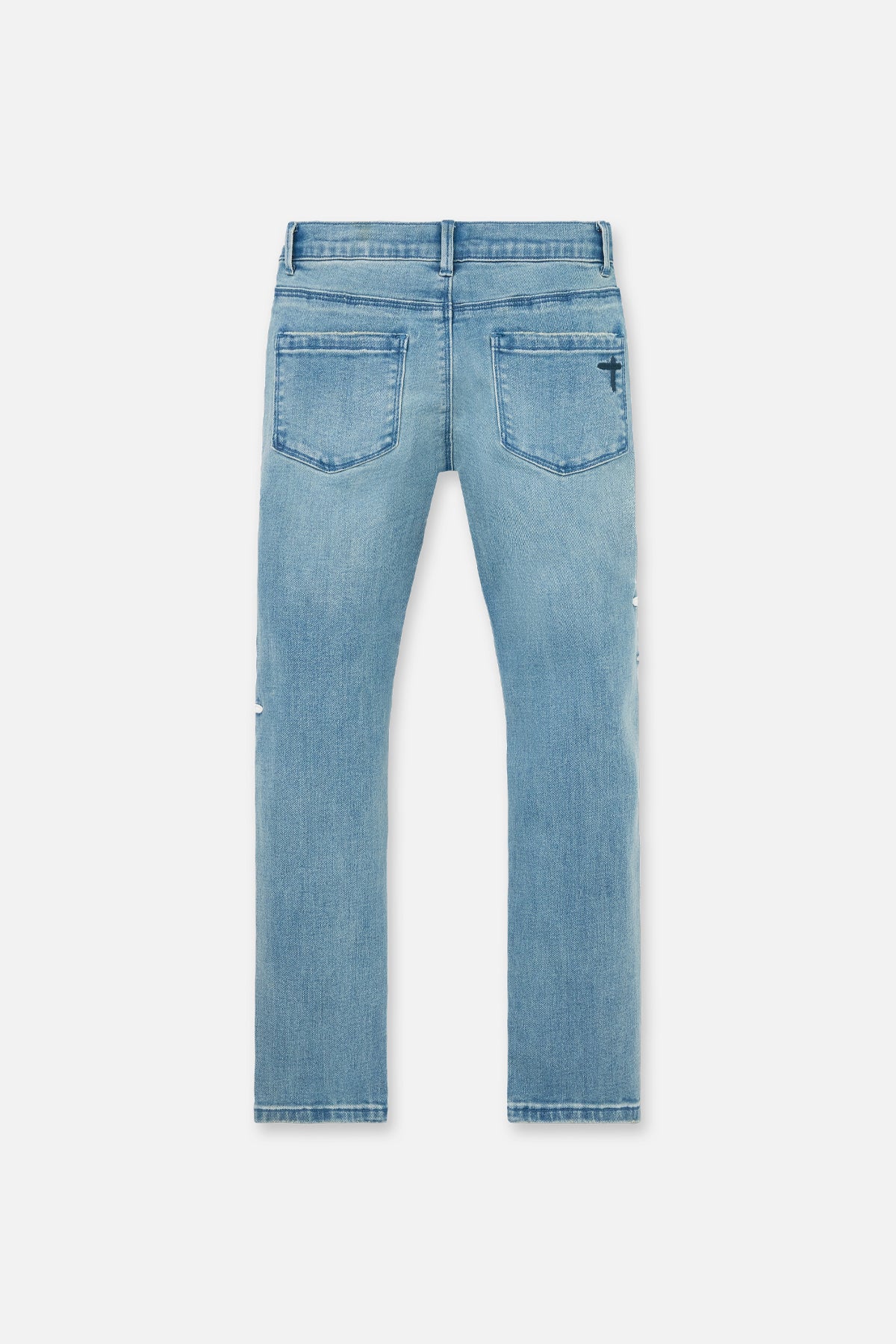 KIDS BENSON SKINNY JEAN | COASTAL DRIFT CROSS PATCH