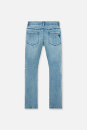 KIDS BENSON SKINNY JEAN | COASTAL DRIFT CROSS PATCH