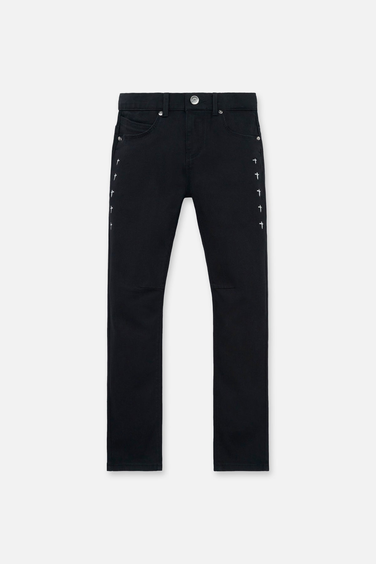 KIDS BENSON SKINNY JEAN | BLACK MULTI CROSS