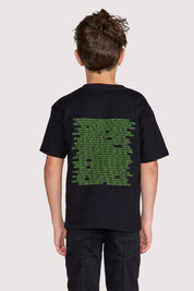 KIDS LAWSON SHORT SLEEVE TEE | BLACK BINARY LOGO