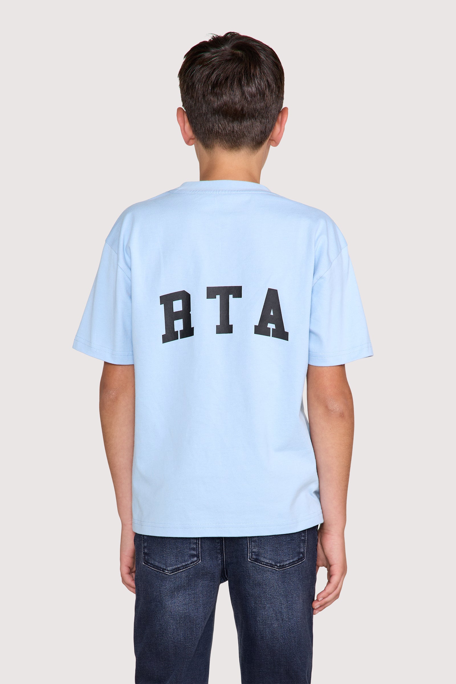 KIDS LAWSON SHORT SLEEVE TEE | BLUE COLLEGIATE