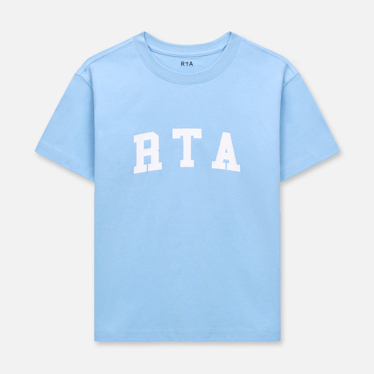 Blue Collegiate Kids Lawson Short Sleeve Tee - Front View | RTA