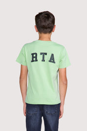 KIDS LAWSON SHORT SLEEVE TEE | GREEN COLLEGIATE