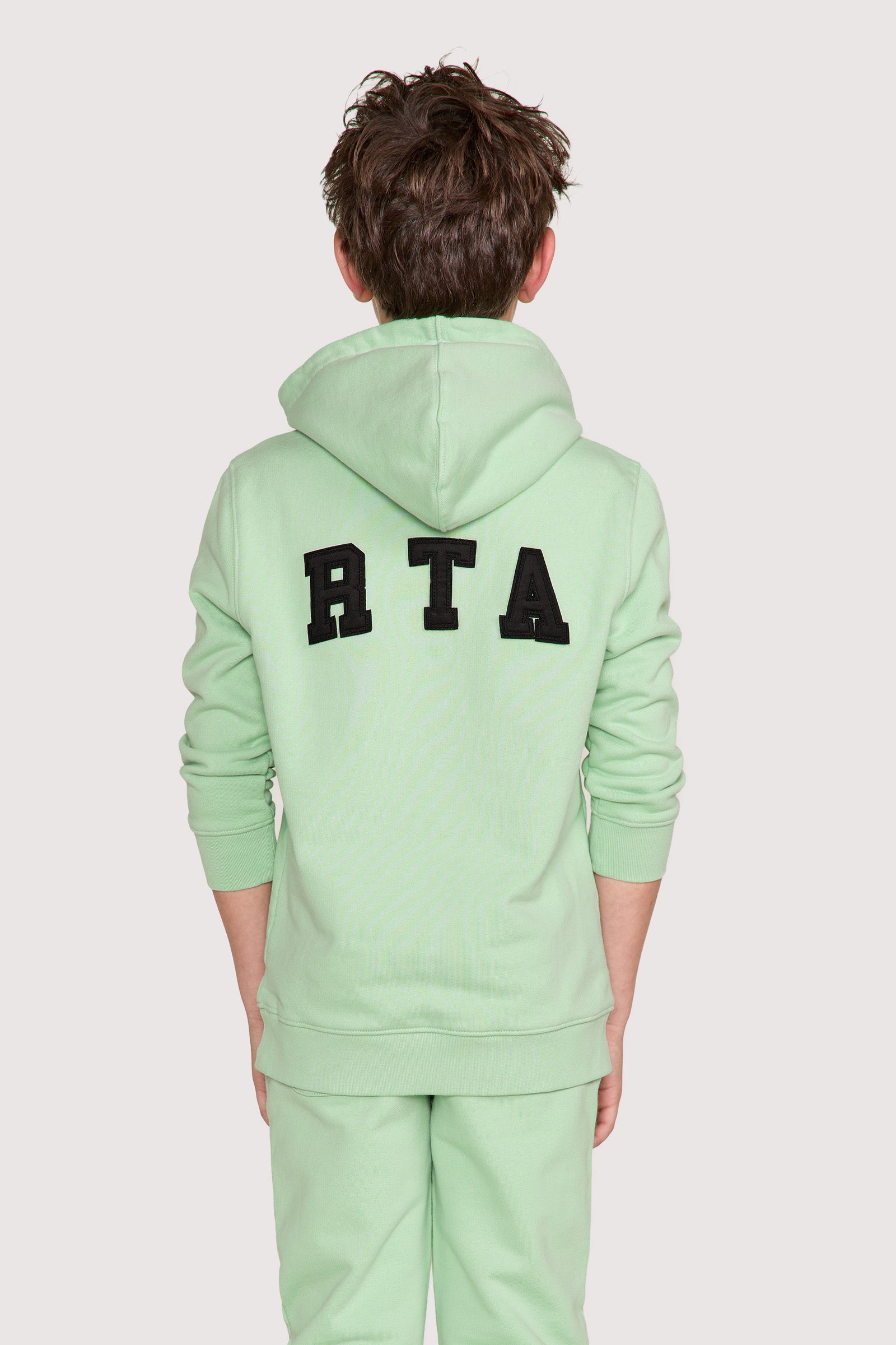 KIDS EDEN HOODIE | GREEN COLLEGIATE