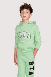 KIDS EDEN HOODIE | GREEN COLLEGIATE