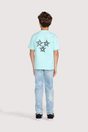 KIDS BENSON SKINNY JEAN | OCEAN MIST ALL OVER STAR