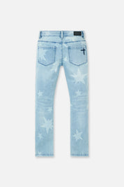 KIDS BENSON SKINNY JEAN | OCEAN MIST ALL OVER STAR