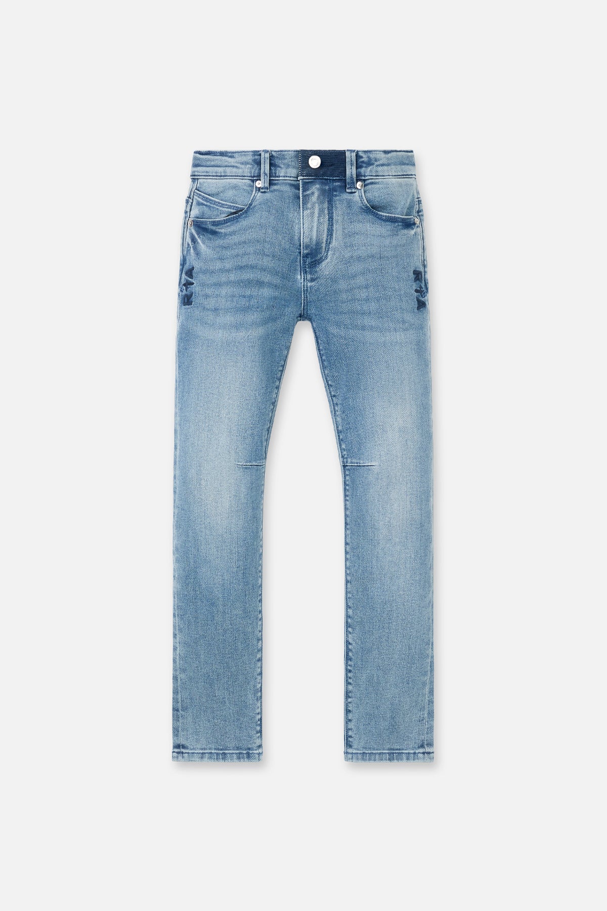 KIDS CARLO BACK DART SKINNY JEAN | GLACIER BLUE
