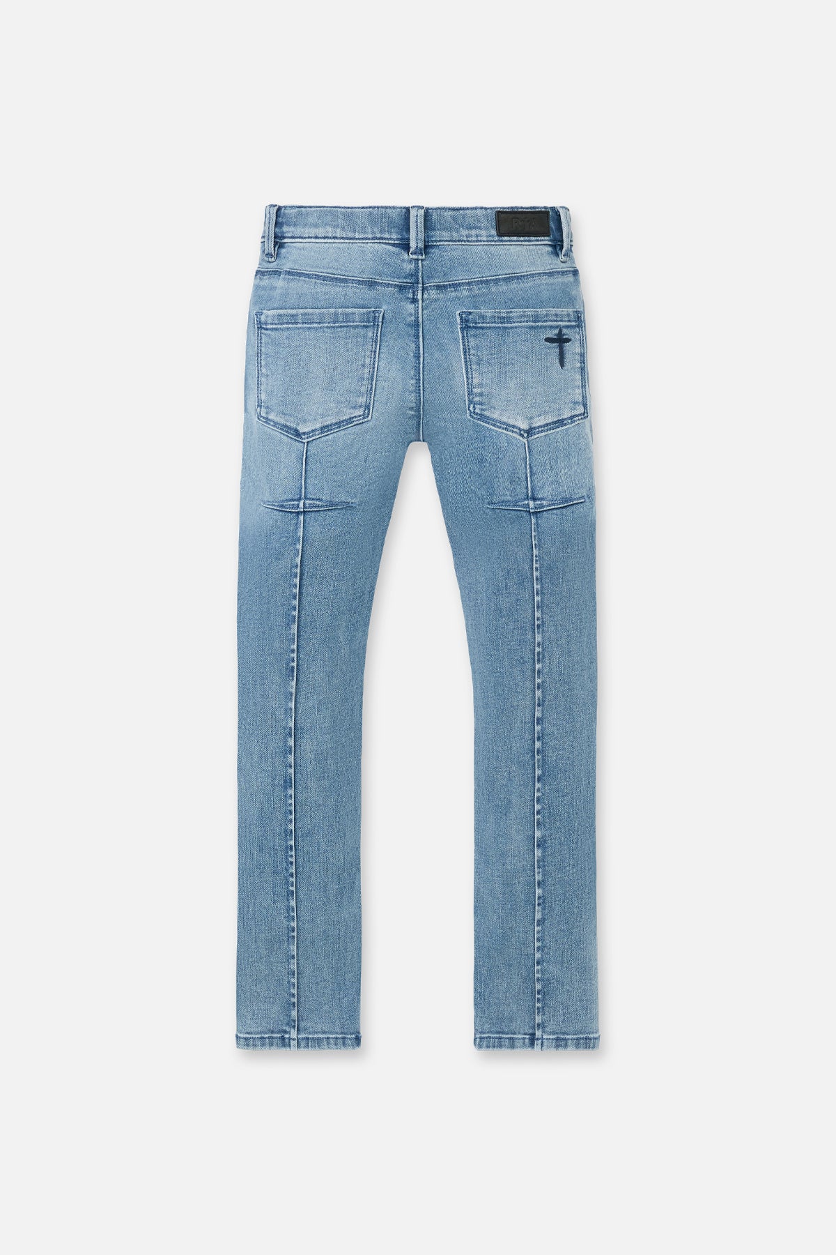 KIDS CARLO BACK DART SKINNY JEAN | GLACIER BLUE