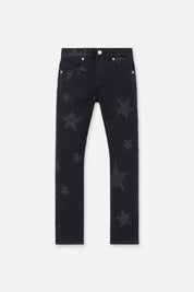 KIDS BENSON SKINNY JEAN | BLACK ALL OVER STAR
