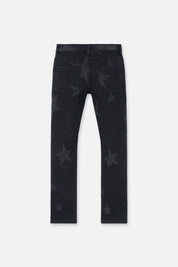 KIDS BENSON SKINNY JEAN | BLACK ALL OVER STAR
