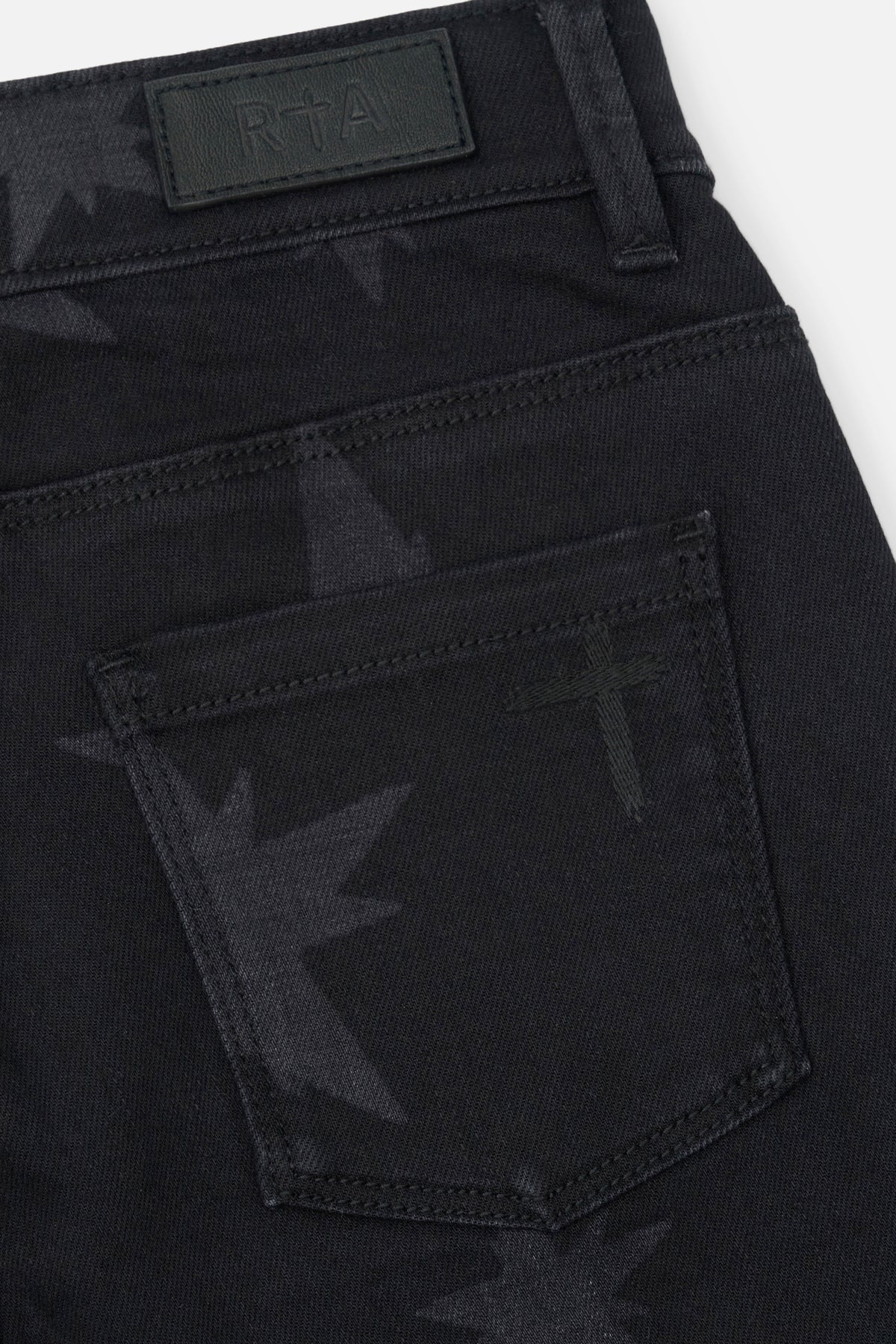 KIDS BENSON SKINNY JEAN | BLACK ALL OVER STAR