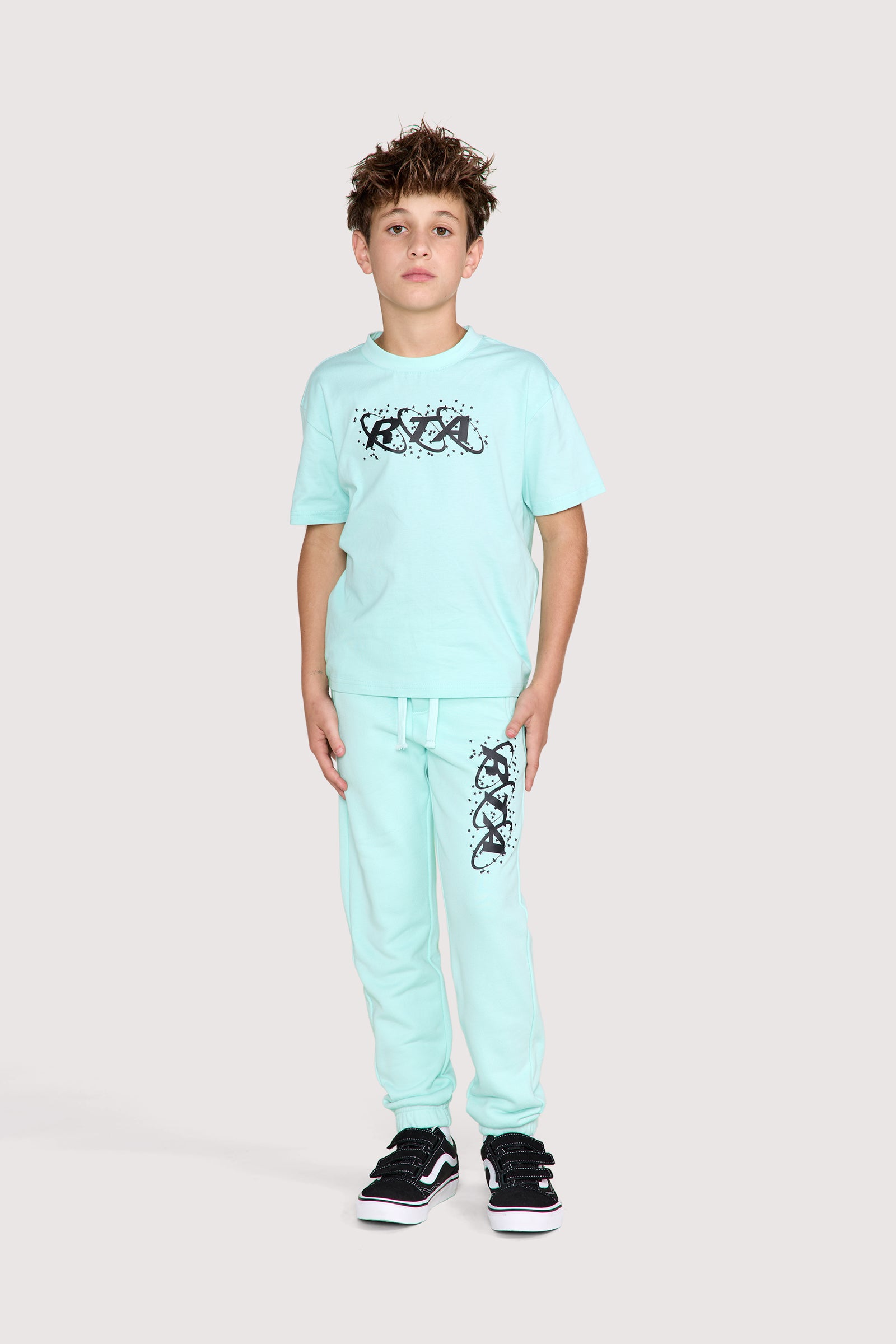 KIDS EWAN SWEATPANT | TURQUOISE PLANETARY RTA