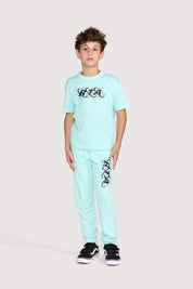KIDS EWAN SWEATPANT | TURQUOISE PLANETARY RTA