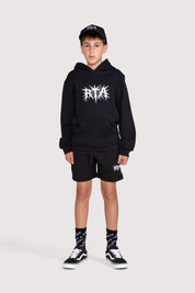 KIDS CONNER SWEAT SHORT | BLACK SPIKE RTA