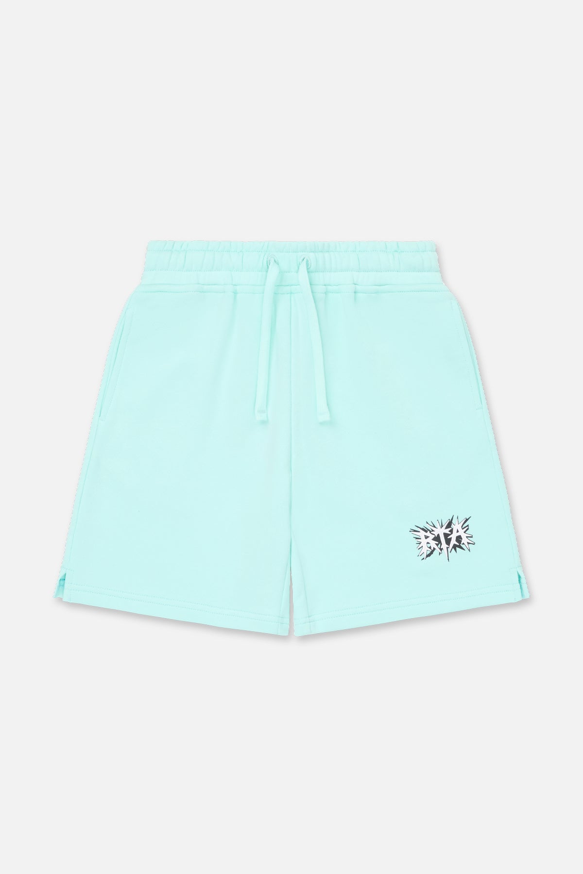 Kids Turquoise Sweat Short | RTA