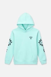 KIDS EDEN PULLOVER HOODIE | TURQUOISE SPIKE RTA