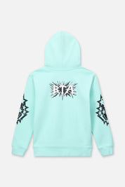 KIDS EDEN PULLOVER HOODIE | TURQUOISE SPIKE RTA