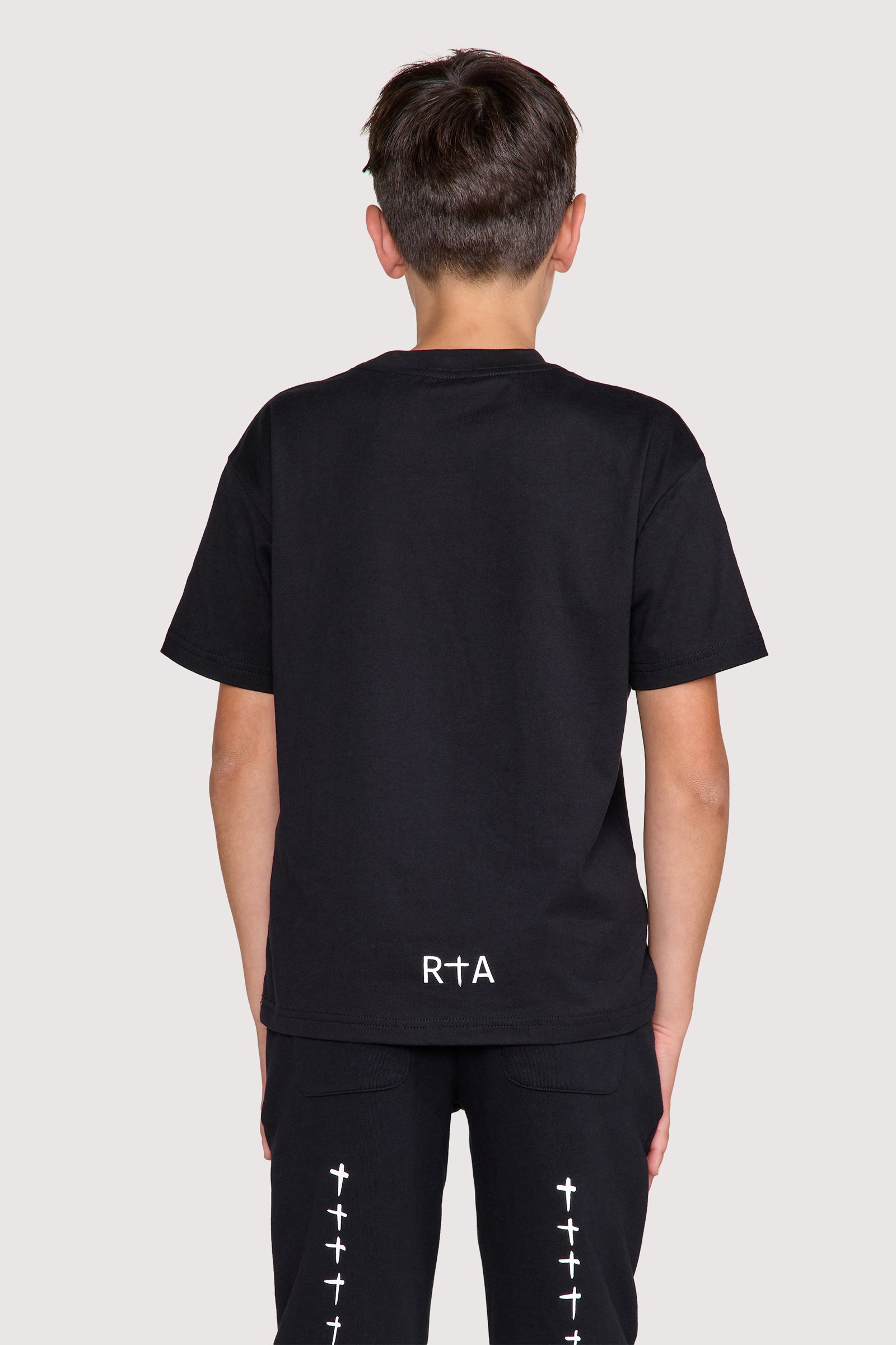 KIDS LAWSON SHORT SLEEVE TEE | BLACK SPIKE RTA