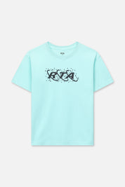 KIDS LAWSON SHORT SLEEVE TEE | TURQUOISE PLANETARY RTA