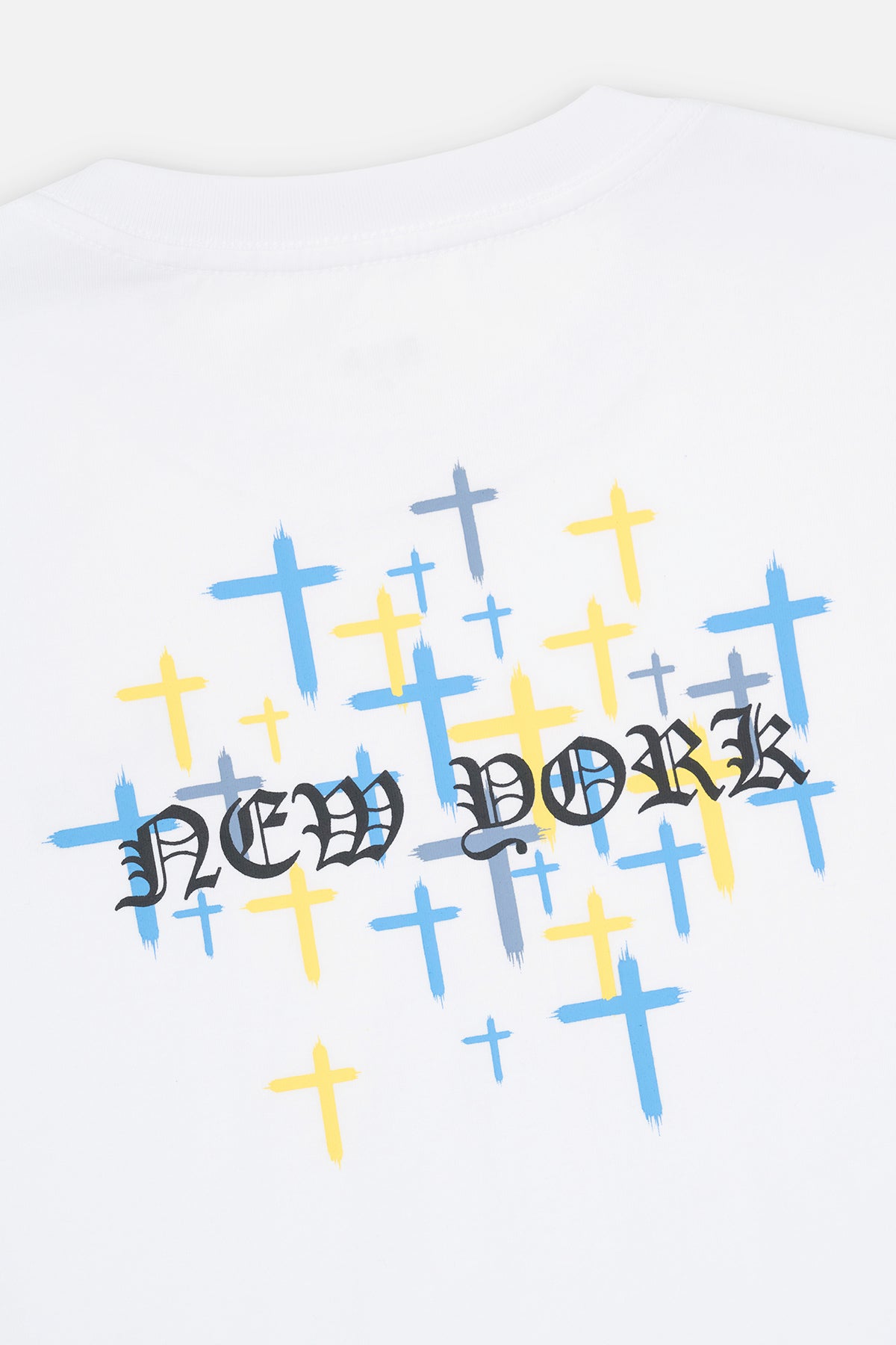 KIDS LAWSON SHORT SLEEVE TEE | WHITE OLD ENGLISH NY